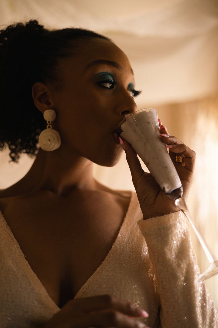 Whipped Cream Earrings