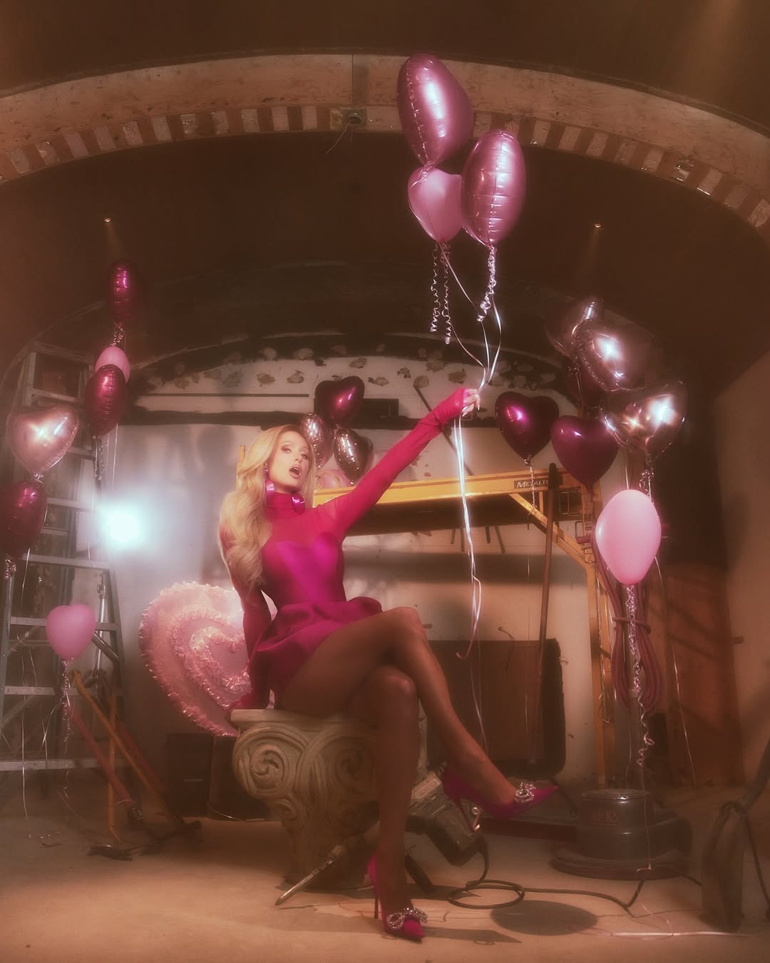 Paris Hilton Celebrates Valentine's Day in DR!